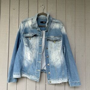 Kut Denim Jean Jacket Size 2X